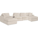  Manufacturer Color_Oyster  -- Modmax 92103S70 5 Piece Sectional with Audio Console IMAGE 1