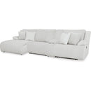  Manufacturer Color_Alloy  -- Top Tier 92706S12 4 pc Reclining Sectional with Chaise IMAGE 1
