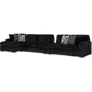  Manufacturer Color_Onyx  -- Signature Design by Ashley Midnight Madness Fabric 3 pc Sectional IMAGE 1