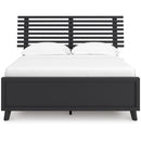  Size_Full  -- Danziar B1013B23 Full Slat Panel Bed IMAGE 2