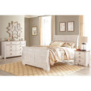  Size_Queen  -- Signature Design by Ashley Willowton Sleigh Bed IMAGE 4