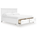  Size_King  -- Fortman B680B22 King Panel Storage Bed IMAGE 2