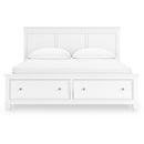  Size_King  -- Fortman B680B22 King Panel Storage Bed IMAGE 3