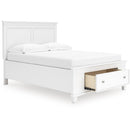  Size_Full  -- Fortman B680B25 Full Panel Storage Bed IMAGE 2