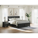  Size_King  -- Lanolee B687B19 King Panel Storage Bed IMAGE 10