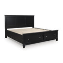  Size_King  -- Lanolee B687B19 King Panel Storage Bed IMAGE 6
