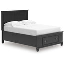  Size_Full  -- Lanolee B687B22 Full Panel Storage Bed IMAGE 1