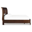  Size_Queen  -- Signature Design by Ashley Trellington Sleigh Bed with Storage IMAGE 3