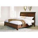  Size_Queen  -- Signature Design by Ashley Trellington Sleigh Bed with Storage IMAGE 5