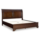  Size_King  -- Trellington B716B2 King Sleigh Storage Bed IMAGE 4
