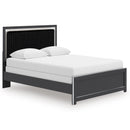  Size_Queen -- Zuraleus PCB3380B6 Queen Upholstered Panel Bed IMAGE 1