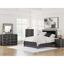  Size_Queen -- Zuraleus PCB3380B6 Queen Upholstered Panel Bed IMAGE 8