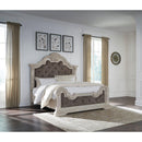  Size_King  -- Bruchandi PCB948B4 King Upholstered Panel Bed IMAGE 5