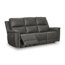  Manufacturer Color_Anchor  -- Signature Design by Ashley Bleckley Power Reclining Leather Match Sofa IMAGE 1