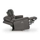 Manufacturer Color_Anchor  -- Signature Design by Ashley Bleckley Power Reclining Leather Match Sofa IMAGE 3