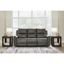  Manufacturer Color_Anchor  -- Signature Design by Ashley Bleckley Power Reclining Leather Match Sofa IMAGE 5