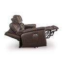  Manufacturer Color_Espresso  -- Bleckley PCU1200115 Power Reclining Sofa with Adjustable Headrest IMAGE 4