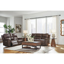  Manufacturer Color_Espresso  -- Bleckley PCU1200115 Power Reclining Sofa with Adjustable Headrest IMAGE 9