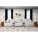  Manufacturer Color_Stone  -- ModMax II 65907S13 5 pc Power Reclining Sectional with Audio Consoles IMAGE 1