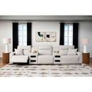 Manufacturer Color_Stone  -- ModMax II 65907S13 5 pc Power Reclining Sectional with Audio Consoles IMAGE 2