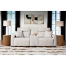  Manufacturer Color_Stone  -- ModMax II 65907S3 3 pc Power Reclining Sectional with Console IMAGE 1