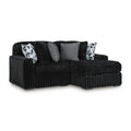  Manufacturer Color_Onyx -- Signature Design by Ashley Midnight Madness Fabric 2 pc Sectional IMAGE 1