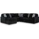  Manufacturer Color_Onyx  -- Signature Design by Ashley Midnight Madness Fabric pc Sectional IMAGE 1