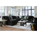  Manufacturer Color_Onyx  -- Signature Design by Ashley Midnight Madness Fabric pc Sectional IMAGE 4