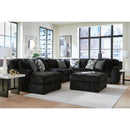  Manufacturer Color_Onyx  -- Signature Design by Ashley Midnight Madness Fabric pc Sectional IMAGE 5