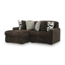  Manufacturer Color_Chocolate  -- Midnight-Madness 98104S13 2 pc Sectional with Chaise IMAGE 1