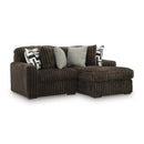  Manufacturer Color_Chocolate  -- Midnight-Madness 98104S14 2 pc Sectional with Chaise IMAGE 1