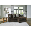  Manufacturer Color_Chocolate  -- Midnight-Madness 98104S14 2 pc Sectional with Chaise IMAGE 2