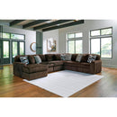  Manufacturer Color_Chocolate  -- Midnight-Madness 98104S23 6 pc Sectional with Chaise IMAGE 2