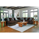  Manufacturer Color_Chocolate  -- Midnight-Madness 98104S23 6 pc Sectional with Chaise IMAGE 3