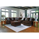  Manufacturer Color_Chocolate  -- Midnight-Madness 98104S24 6 pc Sectional with Chaise IMAGE 5