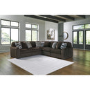  Manufacturer Color_Chocolate  -- Midnight-Madness 98104S26 5 pc Sectional IMAGE 2