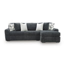 Manufacturer Color_Gunmetal  -- Midnight-Madness 98105S3 2 pc Sectional Sofa Chaise IMAGE 1