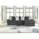  Manufacturer Color_Gunmetal  -- Midnight-Madness 98105S3 2 pc Sectional Sofa Chaise IMAGE 2