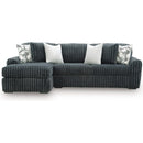  Manufacturer Color_Gunmetal  -- Midnight-Madness 98105S4 2 pc Sectional Sofa Chaise IMAGE 1