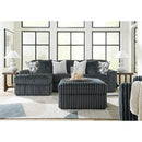  Manufacturer Color_Gunmetal  -- Midnight-Madness 98105S4 2 pc Sectional Sofa Chaise IMAGE 5