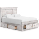  Size_Queen  -- Signature Design by Ashley Makidern Panel Bed with Storage IMAGE 4