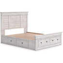  Size_King  -- Signature Design by Ashley Makidern Panel Bed with Storage IMAGE 2