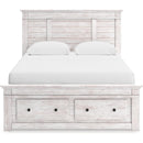  Size_King  -- Makidern PCB1171B15 King Panel Storage Bed IMAGE 2