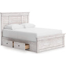  Size_Queen  -- Signature Design by Ashley Makidern Panel Bed with Storage IMAGE 2
