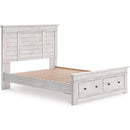  Size_Full  -- Makidern PCB1171B23 Full Panel Storage Bed IMAGE 1