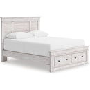  Size_Full  -- Makidern PCB1171B23 Full Panel Storage Bed IMAGE 8
