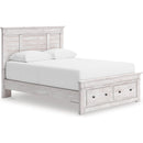 Size_Queen  -- Makidern PCB1171B4 Queen Panel Storage Bed IMAGE 8
