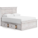  Size_Queen  -- Makidern PCB1171B7 Queen Panel Storage Bed IMAGE 2