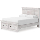  Size_Queen  -- Makidern PCB1171B9 Queen Panel Storage Bed IMAGE 4