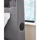  Size_Twin  -- Verishaw PCB2721B23 Twin Upholstered Bed IMAGE 15